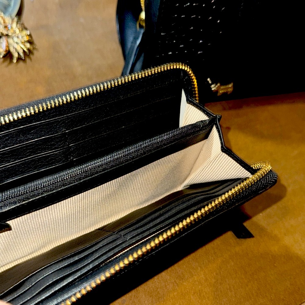 RADLEY black leather croco wallet. excellent condition- Matching bag listed too - Picture 3 of 4